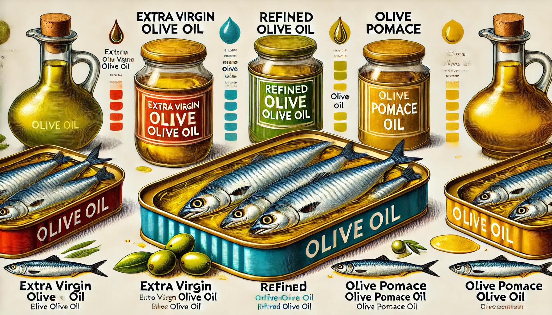 Fossil sardines in olive oil on sale