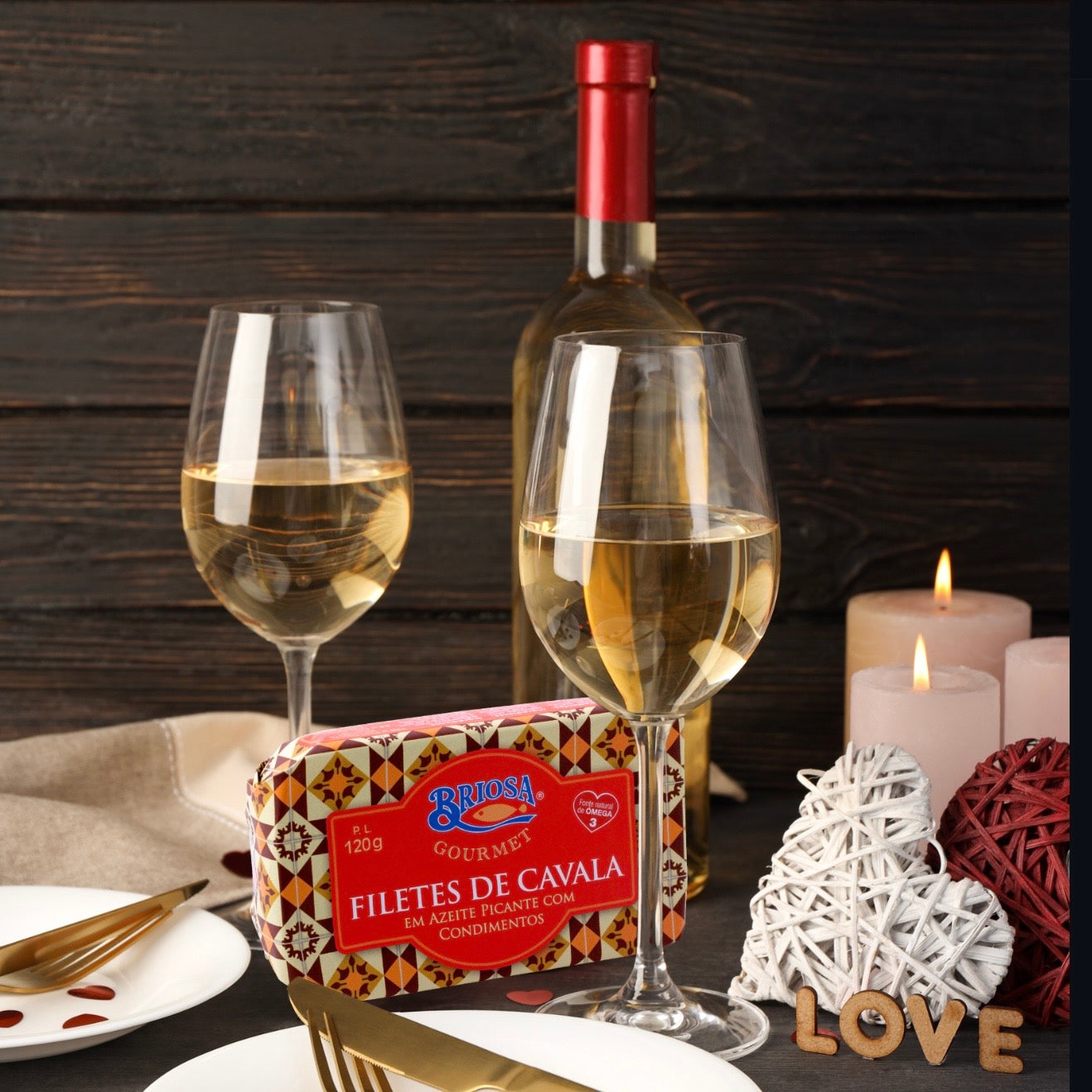 Skumbrių filė aštriame alyvuogių aliejuje | Briosa Gourmet