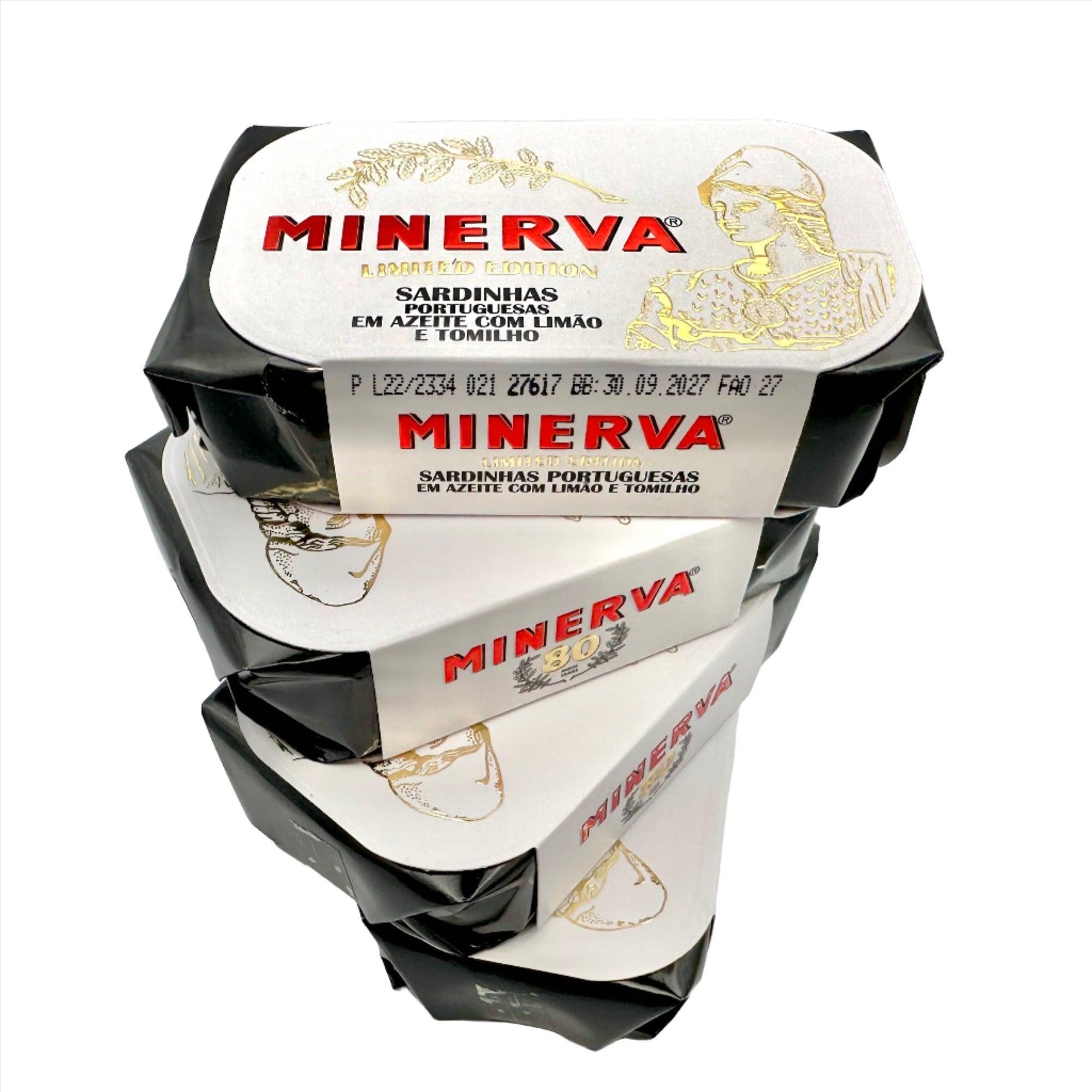 Sardinės alyvuogių aliejuje su citrina ir čiobreliais | Minerva Premium Limited