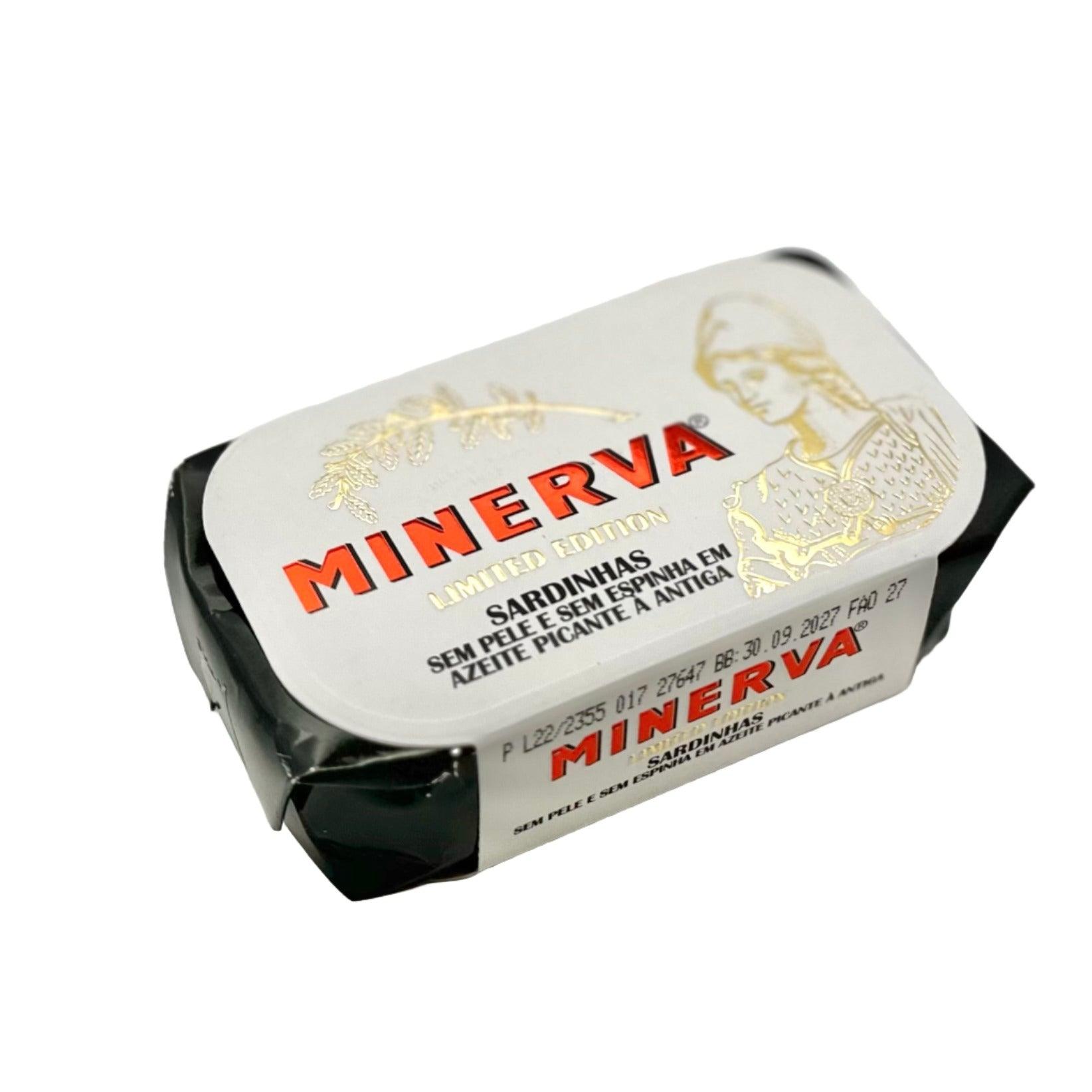 Sardinės aštriame alyvuogių aliejuje (Tradicinis receptas), be odelės ir kaulų | Minerva Premium Limited
