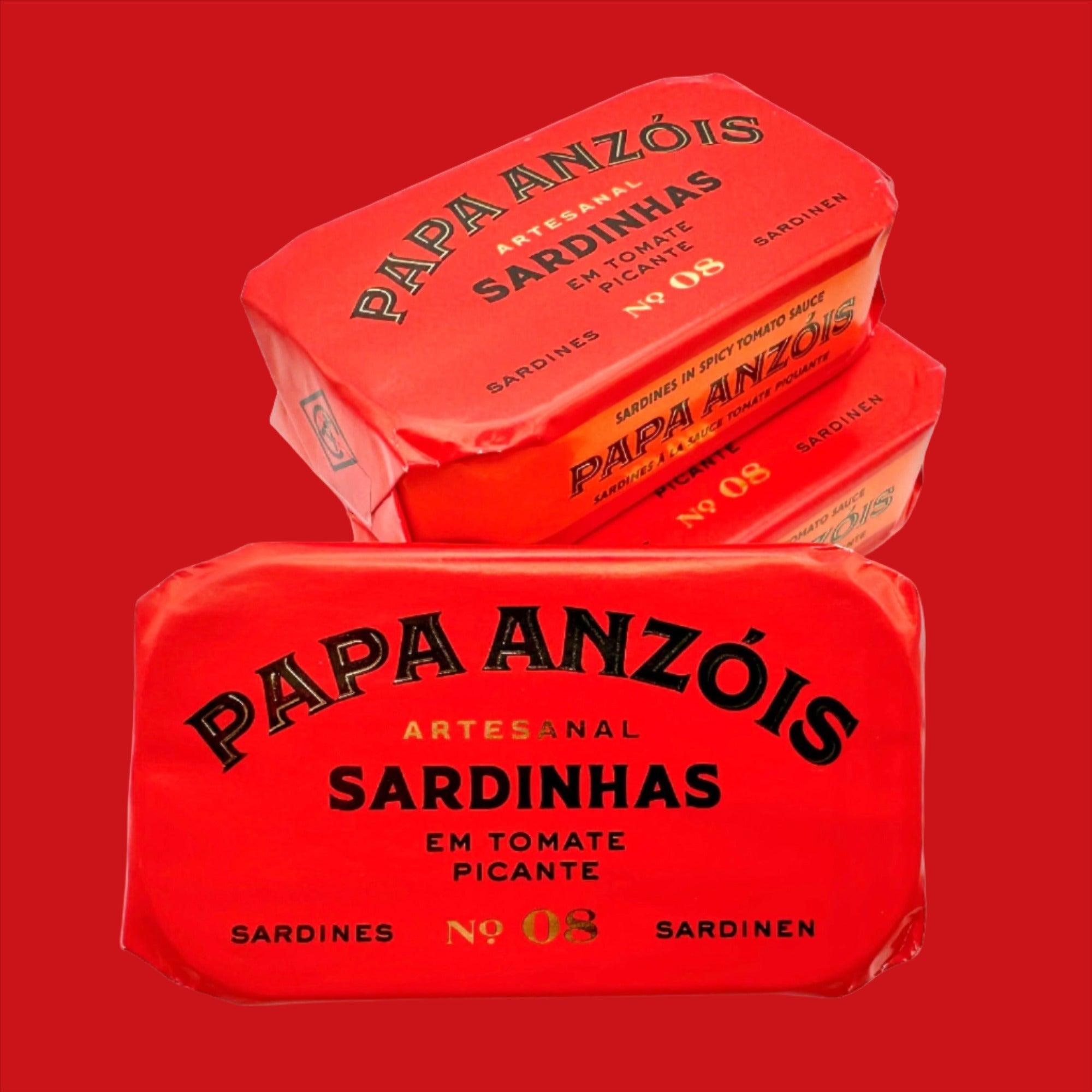 Sardinės aštriame pomidorų padaže su pirmojo šalto spaudimo alyvuogių aliejumi | Papa Anzóis