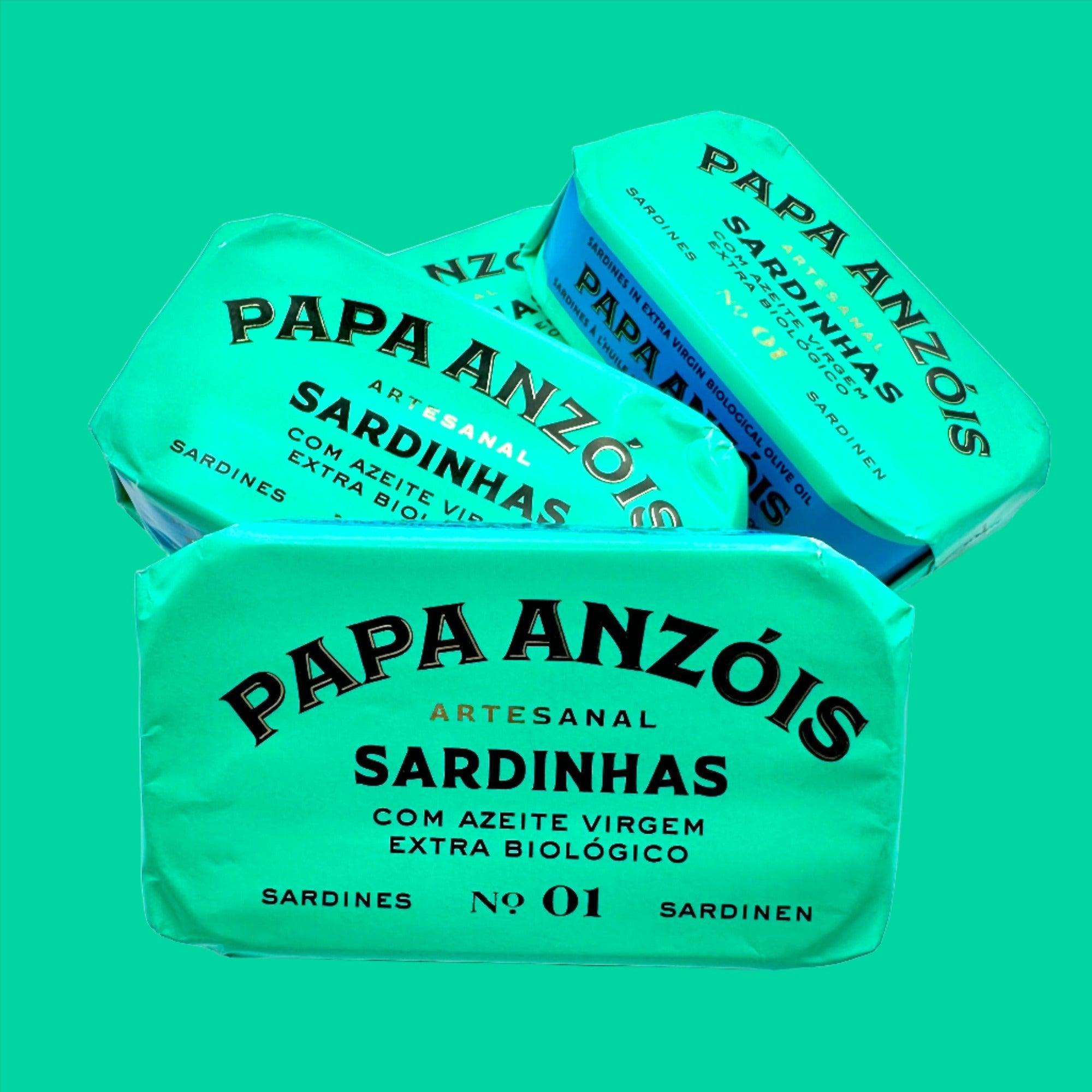 Sardinės ekologiškame ypač tyrame pirmojo šalto spaudimo alyvuogių aliejuje (BIO) | Papa Anzóis