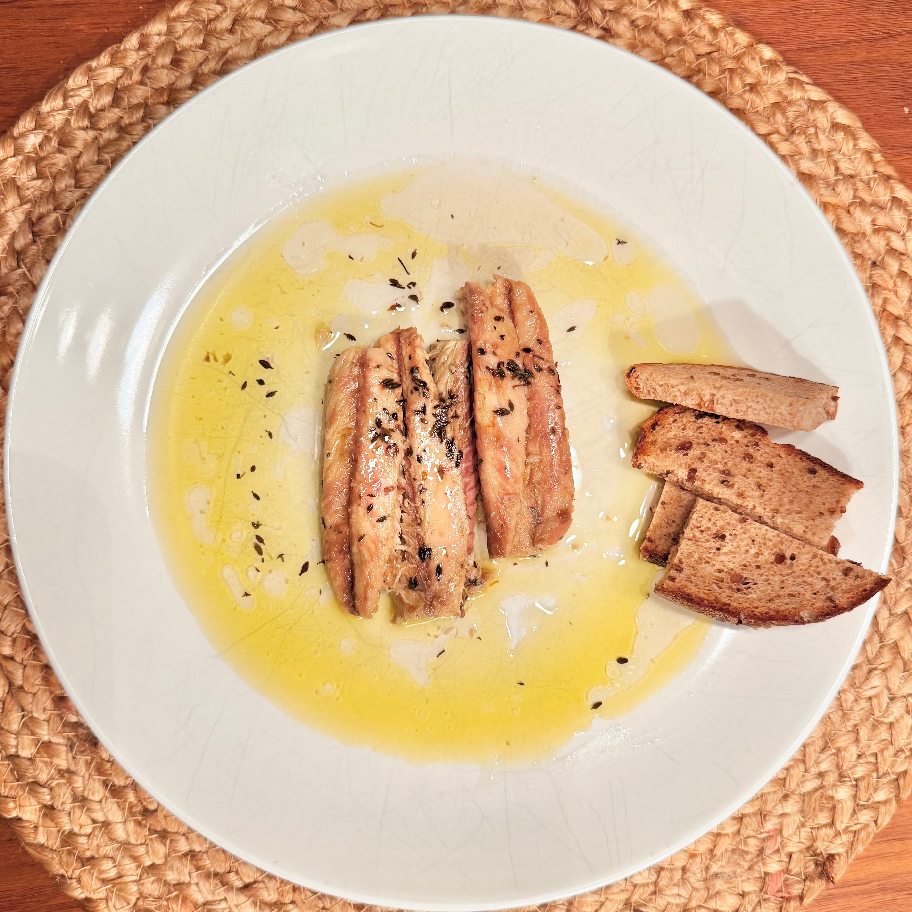 Mackerel fillet in organic extra virgin olive oil with citrus thyme (BIO) | Dama