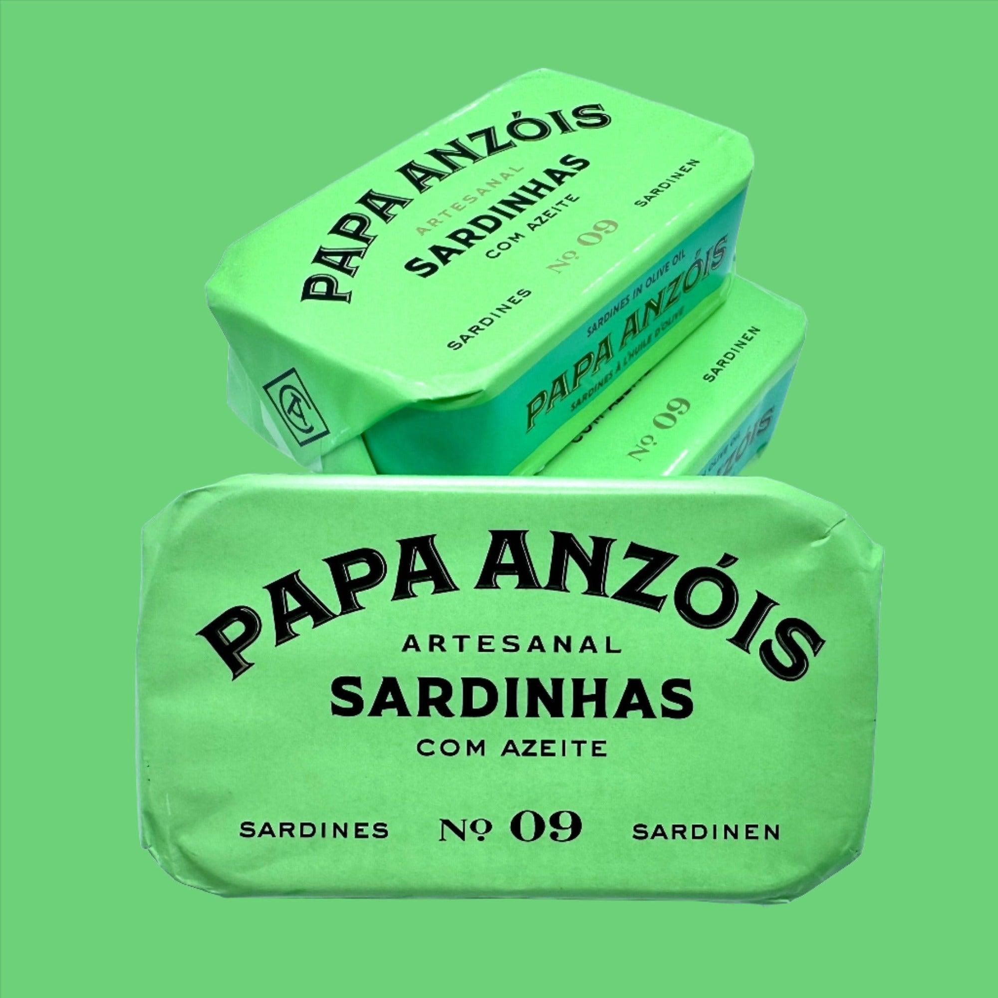 Sardines in olive oil | Papa Anzóis