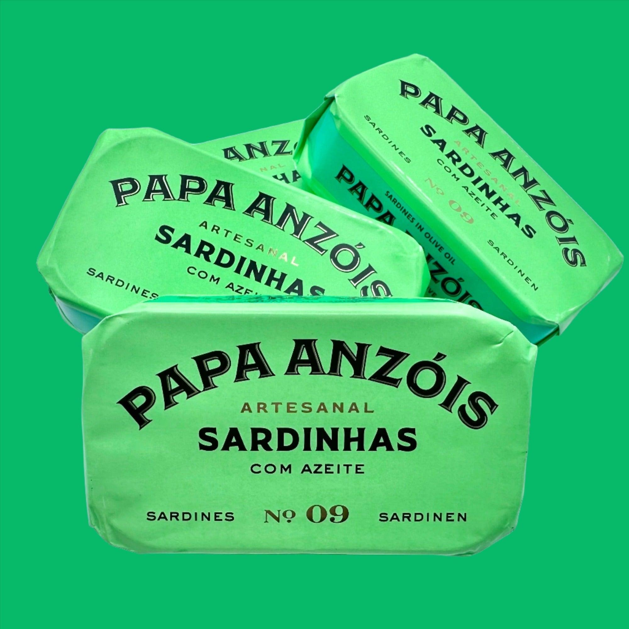 Sardines in olive oil | Papa Anzóis